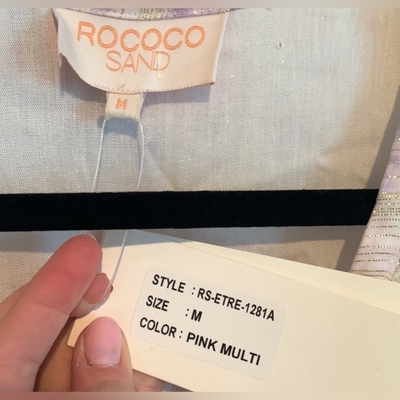Rococo Sand Volna pink multi maxi dress NWT - Picture 5 of 5